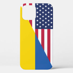 ウクライナ・シェルパ毛布に対する米国の支持 iPhone 12 PROケース