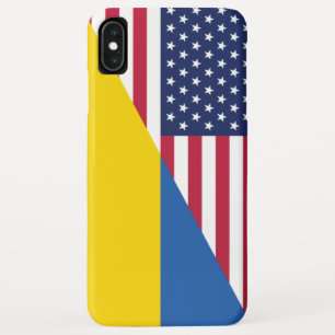 ウクライナ・シェルパ毛布に対する米国の支持 iPhone XS MAXケース