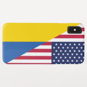 ウクライナ・シェルパ毛布に対する米国の支持 Case-Mate iPhoneケース (裏面(横))