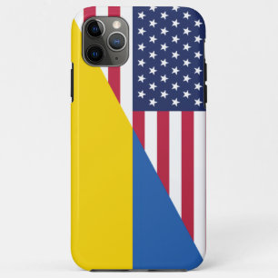 ウクライナ・シェルパ毛布に対する米国の支持 iPhone 11 PRO MAXケース