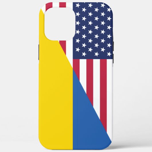 ウクライナ・シェルパ毛布に対する米国の支持 Case-Mate iPhoneケース (裏面)