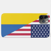ウクライナ・シェルパ毛布に対する米国の支持 Case-Mate iPhoneケース (裏面(横))