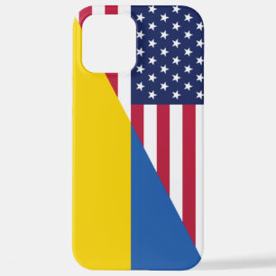 ウクライナ・シェルパ毛布に対する米国の支持 iPhone 12 PRO MAXケース