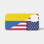 ウクライナ・シェルパ毛布に対する米国の支持 iPhoneケース (裏面横)