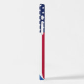 ウクライナ・シェルパ毛布に対する米国の支持 iPhoneケース (左側面)