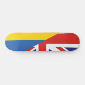 ウクライナ・シェルパ毛布に対する英国の支持 スケートボード (横)