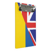ウクライナ・シェルパ毛布に対する英国の支持 ミニクリップボード (アングル)