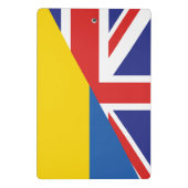 ウクライナ・シェルパ毛布に対する英国の支持 ミニクリップボード (裏面)