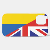ウクライナ・シェルパ毛布に対する英国の支持 Case-Mate iPhoneケース (裏面 (横))