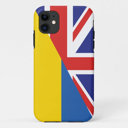 ウクライナ・シェルパ毛布に対する英国の支持 Case-Mate iPhoneケース (裏面)