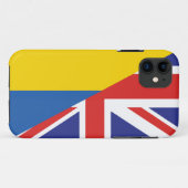 ウクライナ・シェルパ毛布に対する英国の支持 Case-Mate iPhoneケース (裏面(横))