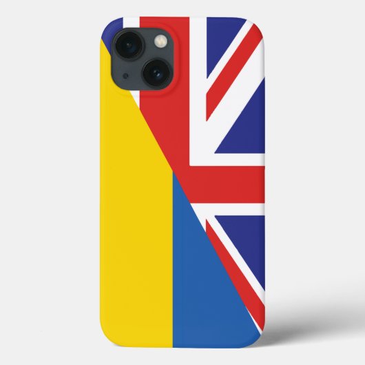 ウクライナ・シェルパ毛布に対する英国の支持 Case-Mate iPhoneケース (裏面)
