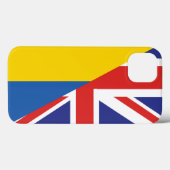 ウクライナ・シェルパ毛布に対する英国の支持 Case-Mate iPhoneケース (裏面 (横))