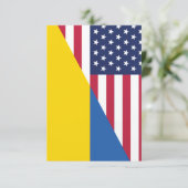 ウクライナ・シェルパ・ブランケットに対するアメリカの支持 招待状 (スタンド正面)