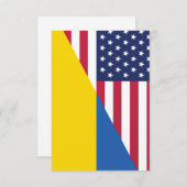 ウクライナ・シェルパ・ブランケットに対するアメリカの支持 招待状 (正面/裏面)