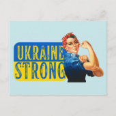 ウクライナ・ストロング・ロージー・ザ・リベーター ポストカード (正面)