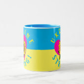 ウクライナ・ストロング!募金マグカップ ツートーンマグカップ (中央)