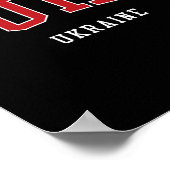 ウクライナ スームィ 大学 スタイル ポスター (角)