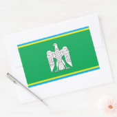 ウクライナ・チェルニブツシ州旗 長方形シール (封筒)