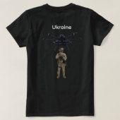 ウクライナ ドローン ドミナンス Tシャツ (デザイン裏面)