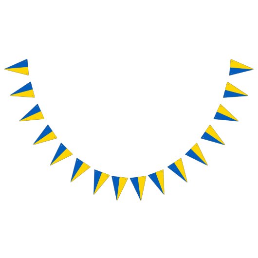 ウクライナ バンティングフラッグ (全)