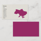 ウクライナ-ビジネス 名刺 (正面/裏面)