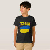 ウクライナ フラッグ ウクライナ Tシャツ (正面フル)