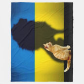 ウクライナ フリースブランケット (正面)