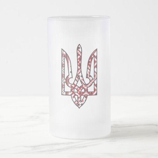 ウクライナ フロストグラスビールジョッキ (中央)