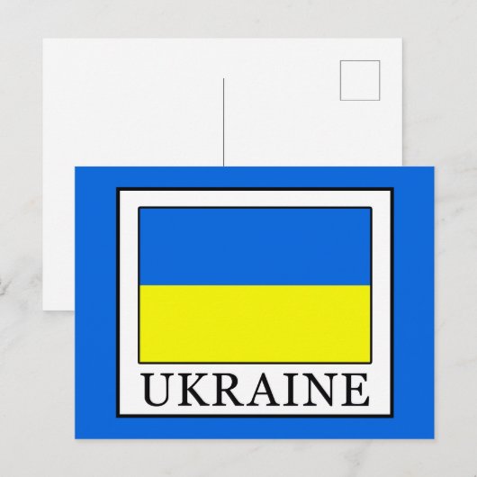 ウクライナ ポストカード (正面/裏面)