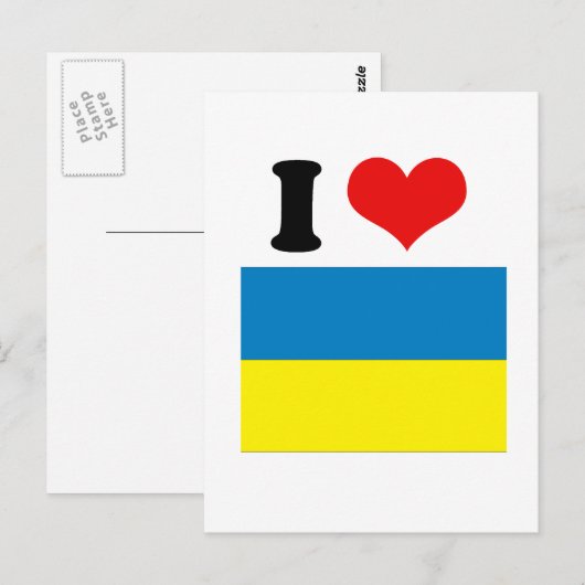 ウクライナ ポストカード (正面/裏面)