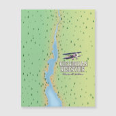 ウクライナ モルドバ クチュルハン貯水湖の地図 (正面)