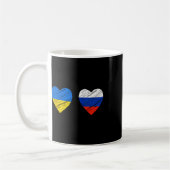 ウクライナ ロシア 平和 コーヒーマグカップ (左)
