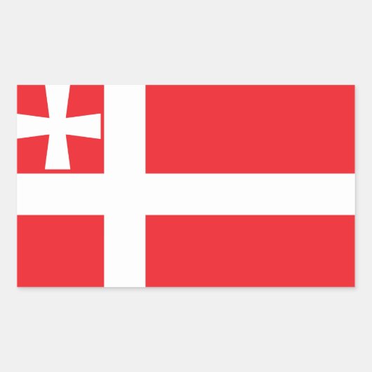 ウクライナ・ヴォリン州旗 長方形シール (正面)