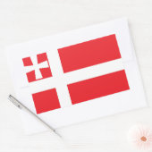 ウクライナ・ヴォリン州旗 長方形シール (封筒)