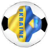 ウクライナ – 平和 – ウクライナ国旗 – 自由を支持 サッカーボール (回転)