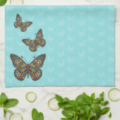 ウクライナ（昆虫）オオカバマダラ、モナークハンドタオル キッチンタオル (折り畳み)