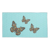 ウクライナ（昆虫）オオカバマダラ、モナークピラローケース 枕カバー (裏面)