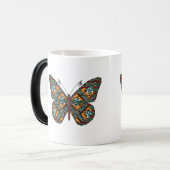ウクライナ(昆虫)オオカバマダラ、モナークマグ モーフィングマグカップ (正面左)