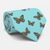 ウクライナ(昆虫)オオカバマダラ、モナークメンズネックタイ ネクタイ (ロール)