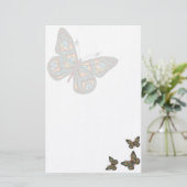 ウクライナ（昆虫）オオカバマダラ、モナーク文房具 便箋 (スタンド正面)