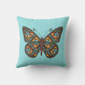 ウクライナ（昆虫）オオカバマダラ、モナーク枕 クッション (裏面)