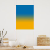 ウクライナ、自由の色 ポスター (キッチン)