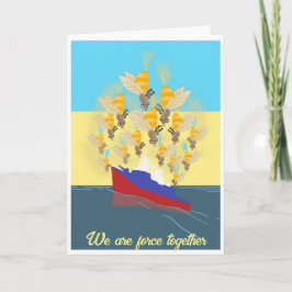 ウクライナ「青い黄色」のカラフル 招待状