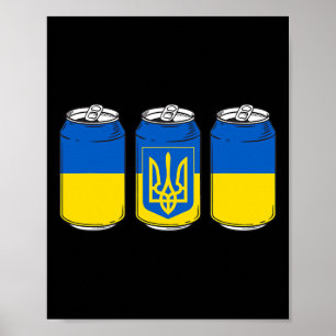 ウクライナ Ukraina フラグ Pivo ソ連 ウクライナ ビール 缶 ポスター