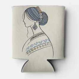 ウクラエレガントイナフォークアートクーラーボックス 缶クーラー