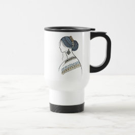 ウクラエレガントイナフォークアートタンブラー トラベルマグ