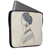 ウクラエレガントイナフォークアートラップトップスリーブ ラップトップスリーブ (正面右)