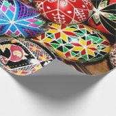 ウクラカラフルイナイースターエッグ ラッピングペーパー (角)