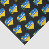 ウクラカラフルウナ国旗のハート 薄葉紙 (詳細)